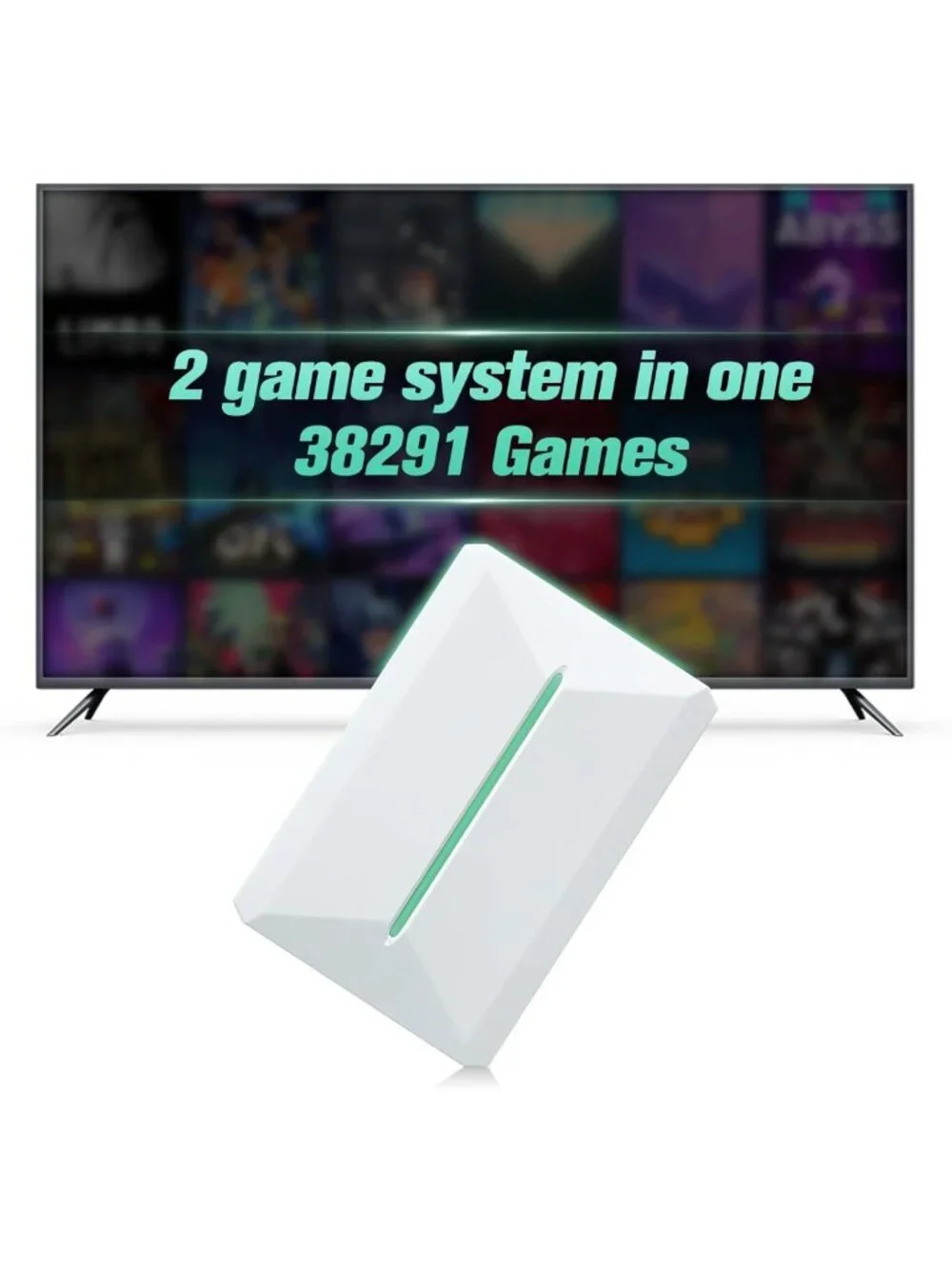 500GB Retro Game Console - Plug & Play with 38,291 Built-in Games, 50 Emulators